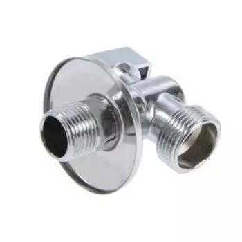 Кран шаровой TIM BL5809, 1/2"х3/4", для бытовых приборов, угловой, хром