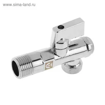 Кран шаровой Valtec, 1/2" х 1/2", наружная резьба, угловой, с фильтром