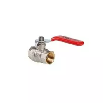 Кран шаровой Valtec BASE VT.214.N.06, 1", внутренняя/внутренняя, рычаг