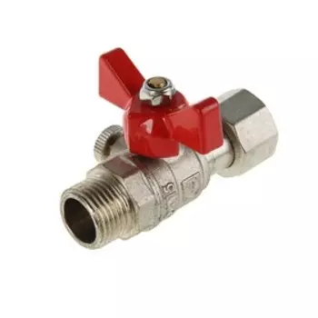 Кран шаровой Valtec, для подключения манометра, 1/2"