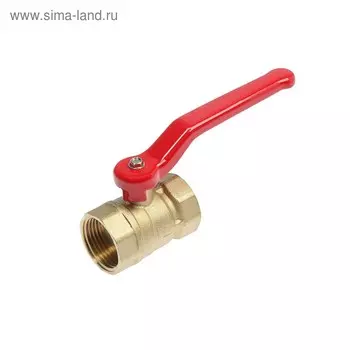 Кран шаровой ZEIN, внутренняя/внутренняя резьба 1", ручка