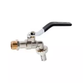 Кран водоразборный TIM DE1224, 1/2", наружная резьба, усиленный, рычаг