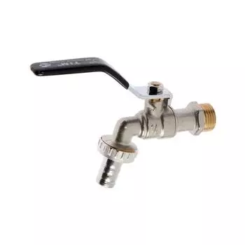 Кран водоразборный TIM DE1224, 1/2", наружная резьба, усиленный, рычаг