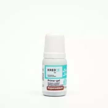 Краситель пищевой Kreda Bio Prime-gel, водорастворимый, коричневый, 10 мл