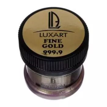 Краска акриловая 25мл, LUXART Royal gold, с высоким содержанием металлизированного пигмента, золото жемчужное