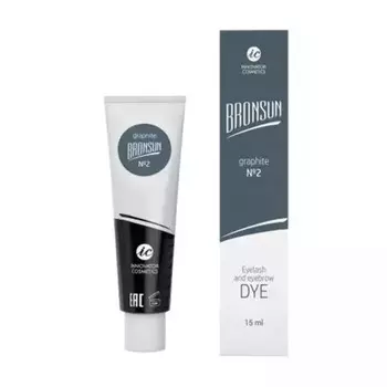 Краска для бровей BRONSUN, №2 графит, 15 мл