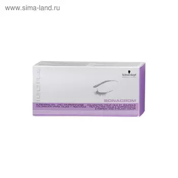 Краска для бровей и ресниц Bonacrom Igora, цвет чёрный, 15 мл + 10 мл