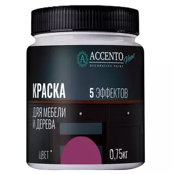 Краска для мебели и дерева «Инжир», полуматовая, 0.75 кг