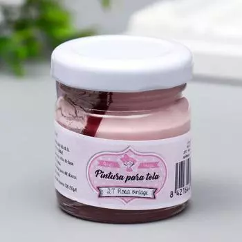 Краска для ткани AMELIE розовый винтаж, 30 мл