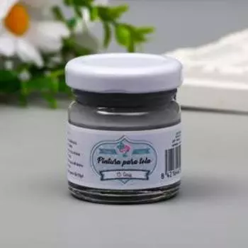 Краска для ткани AMELIE серый, 30 мл