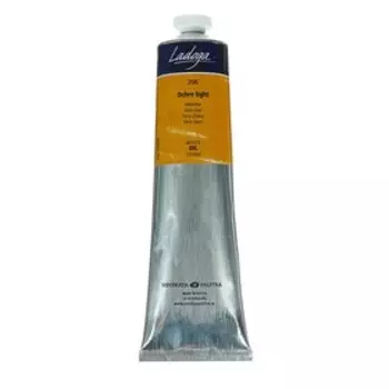 Краска масляная в тубе 120 мл, ЗХК "Ладога", охра светлая, 1205206