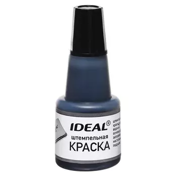 Краска штампельная 24 мл Trodat IDEAL, водная основа, для дозаправки, чёрная