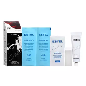Краска-уход для волос Estel Celebrity тон 5/75, махагон