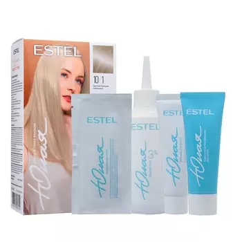 Краска-уход для волос ESTEL светлый блондин, пепельный