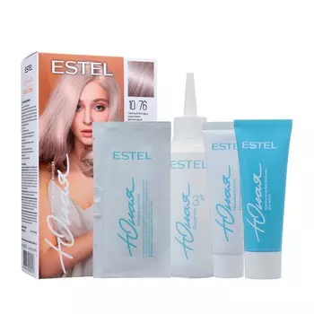 Краска-уход для волос ESTEL светлый блондин, коричнево-фиолетовый
