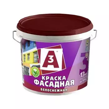 Краска ВД "A3" фасадная 13кг