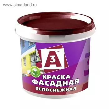Краска ВД "A3" фасадная 1,4кг