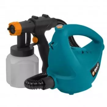 Краскопульт Bort BFP-500, электрический, 600 Вт, производительность 0.5 мл/мин,