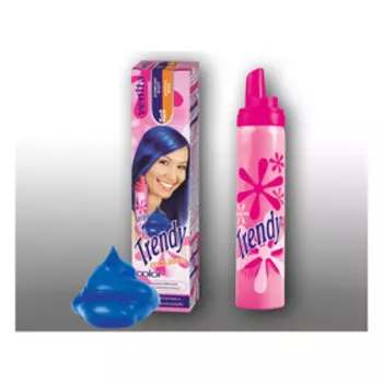 Красящий мусс для волос Trendy color, 39 голубой космос, 75 мл