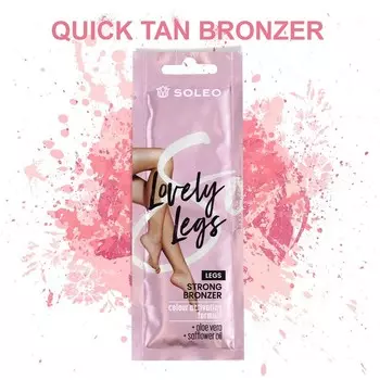 Крем-автобронзатор Lovely Legs Strong Bronzer, для ног, 10 мл