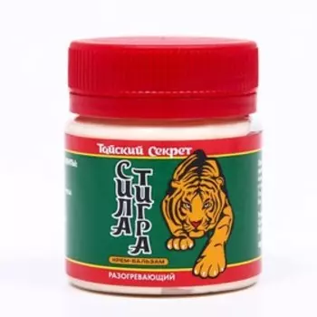 Крем-бальзам для тела Тайский секрет "Сила Тигра", разогревающий, 40 мл