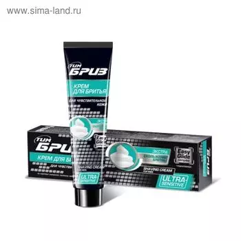 Крем для бритья "ТимБриз" Complex easy glide, для чувствительной кожи, 75 мл