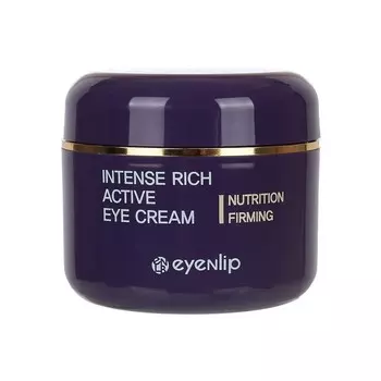 Крем для кожи вокруг глаз Eyenlip Intense Rich Active Eye Cream, укрепляющий, с экстрактом ферментированных соевых бобов, 50 мл