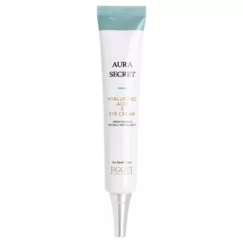 Крем для кожи вокруг глаз с гиалуроновой кислотой Jigott Aura Secret, 50 мл