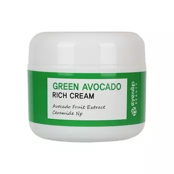 Крем для лица Eyenlip Green Avocado Rich Cream, питательный, с маслом авокадо, 50 мл