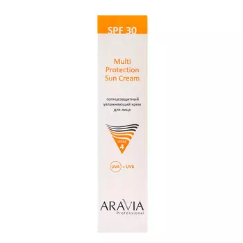 Крем для лица солнцезащитный SPF 30 Aravia Professional увлажняющий, 100 мл