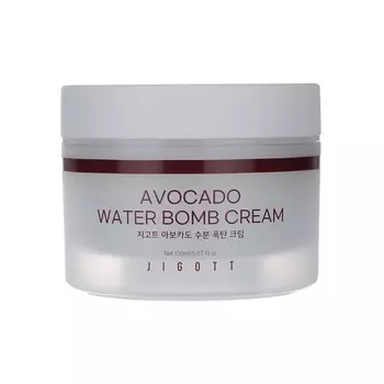 Крем для лица увлажняющий с авокадо Jigott Avocado Water bomb Cream