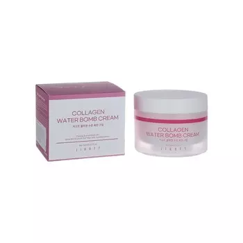 Крем для лица увлажняющий с коллагеном Jigott Collagen Water bomb Cream