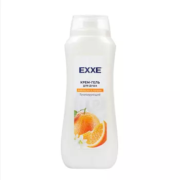 Крем-гель для душа EXXE тонизирующий, апельсин и пачули, 400 мл