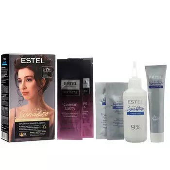 Крем-гель краска стойкая для волос ESTEL COLOR Парижские каштаны