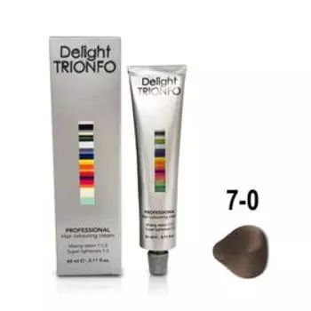 Крем-краска для окрашивания волос Constant Delight Delight Trionfo 7-0 средне-русый натуральный, 60 мл