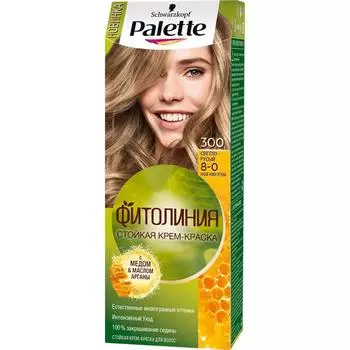 Крем-краска для волос Palette Фитолиния, тон 300, светло-русый