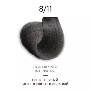 Крем-краска для волос перманентная Ollin Professional Color Platinum Collection, тон 8/11, 100 мл