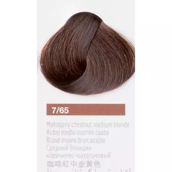 Крем-краска Lakme Collage, тон 7/65 Средне-белокурый коричневый с оттенком красного дерева, 60 мл