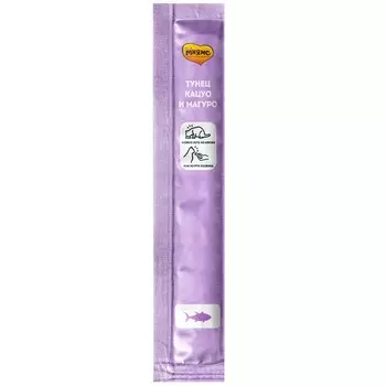 Крем-лакомство Мнямс для кошек, с тунцом Кацуо и Магуро, 15 г