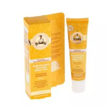 Крем-лифтинг для кожи вокруг глаз Рецепты бабушки Агафьи "Омолаживающий золотой", 40 мл