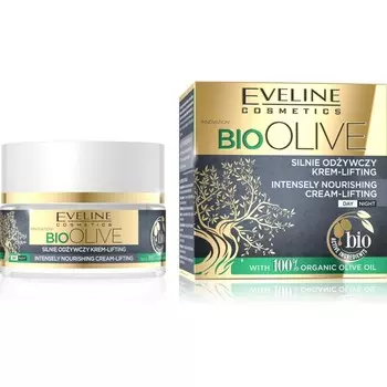 Крем-лифтинг для лица Eveline Bio Olive, Интенсивно питательноельный день/ночь, 50мл