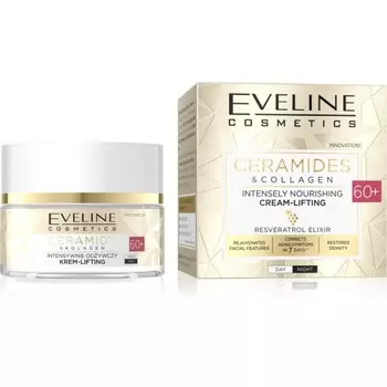 Крем-лифтинг для лица Eveline Ceramides&Collagen 60+, день/ночь, 50 мл