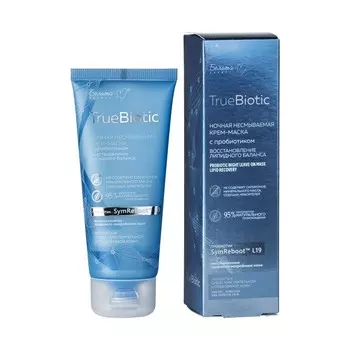 Крем-маска для лица Белита-М TrueBiotic, ночная, несмываемая, с пробиотиком, 60 г