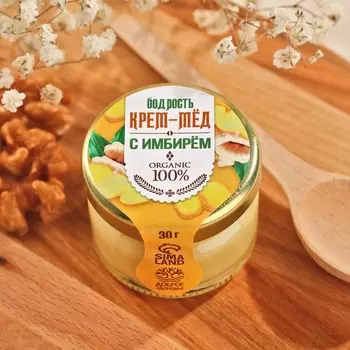 Крем-мед с имбирем "Имбирь", 30 г.