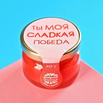 Крем-мед с клубникой "Любовь", 30 г.