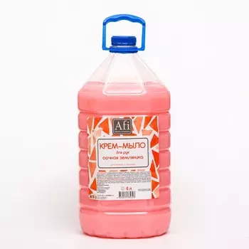 Крем-мыло Afi сочная земляника 4 л