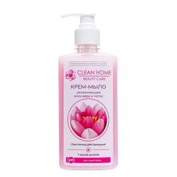 Крем-мыло CLEAN HOME BEAUTY CARE "Увлажняющее", 350 мл