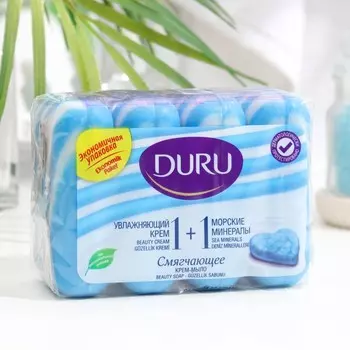 Крем-мыло DURU 1+1 морские минералы,