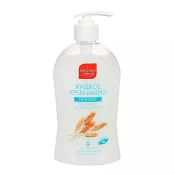 Крем-мыло, жидкое, Красная линия «Нежное», 520 г
