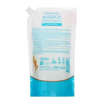 Крем-мыло жидкое Красная линия "Нежное", дойпак со штуцером, 930 гр